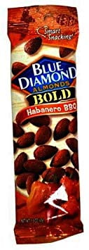 (Price/case)Blue Diamond Almonds Habanero Barbecue Bold Almonds, 1.5 Ounces - 12 Per Pack - 12 Packs Per Case