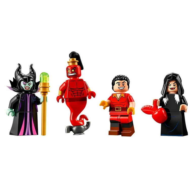 LEGO Disney Villain Icons Set, Maleficent, Jafar Genie Minifigures