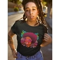 thumbnail image 2 of Disco Woman Star Glasses T-Shirt Women -Image by Shutterstock, Female Medium, 2 of 4