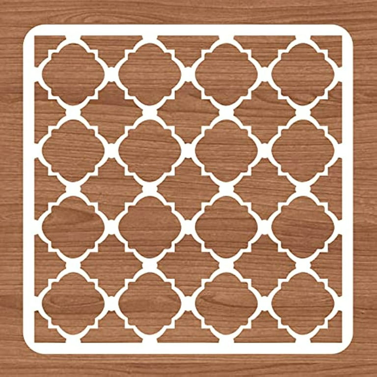 Chez Ali Moroccan Craft Stencils for Painting Small Furniture & Fabric