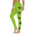 thumbnail image 3 of QATAINLAV Ladies Leggings 2025 St Patricks Day Shamrock Printed Tights Womens Casual High Waisted Butt Lifting Yoga Pants Green M Prime Today, 3 of 6