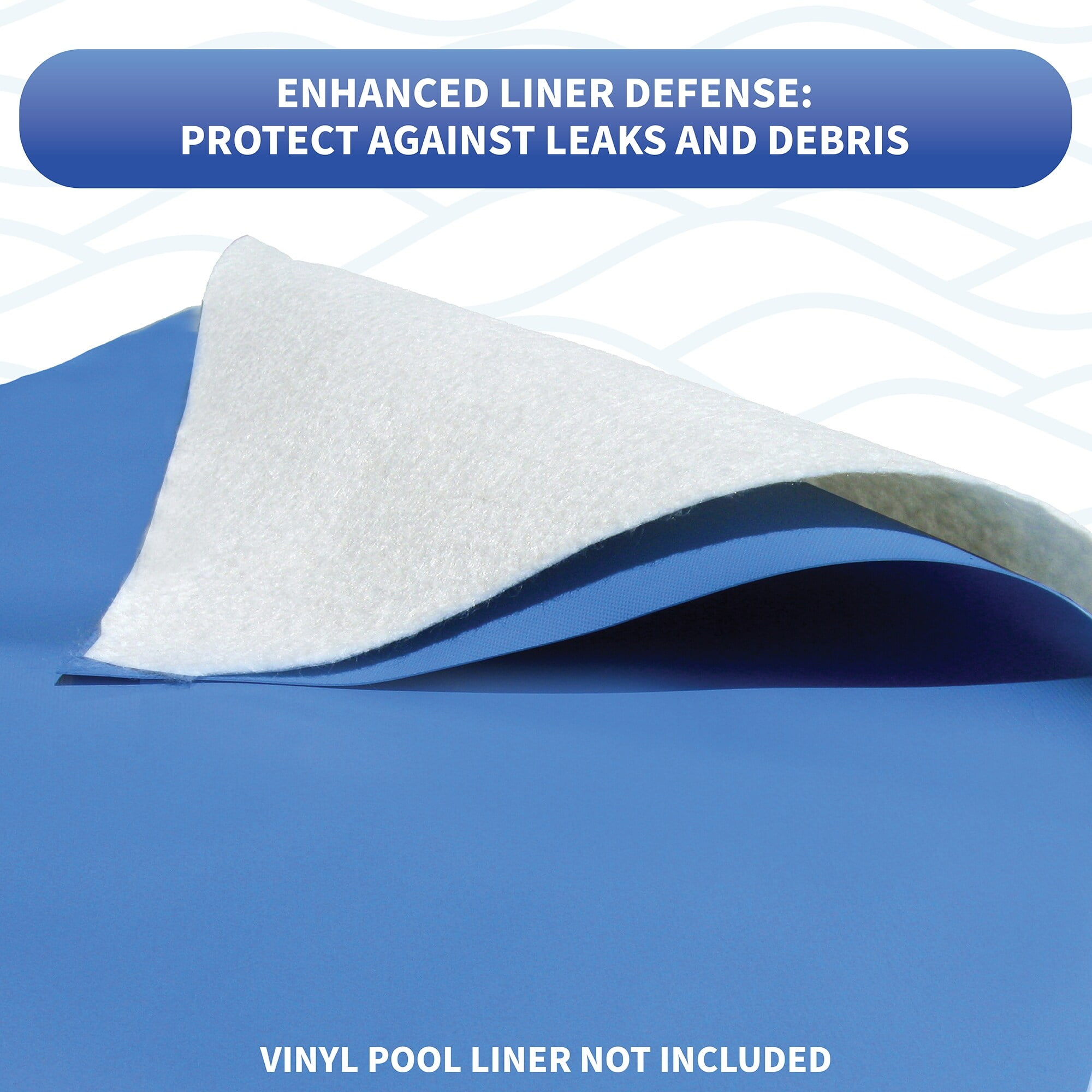 Blue Wave Oval Liner Pad for Above Ground Pools