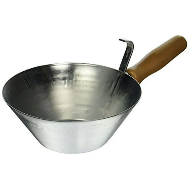 Kraft PL804 Gal Steel Bucket Scoop w/Wood Handle
