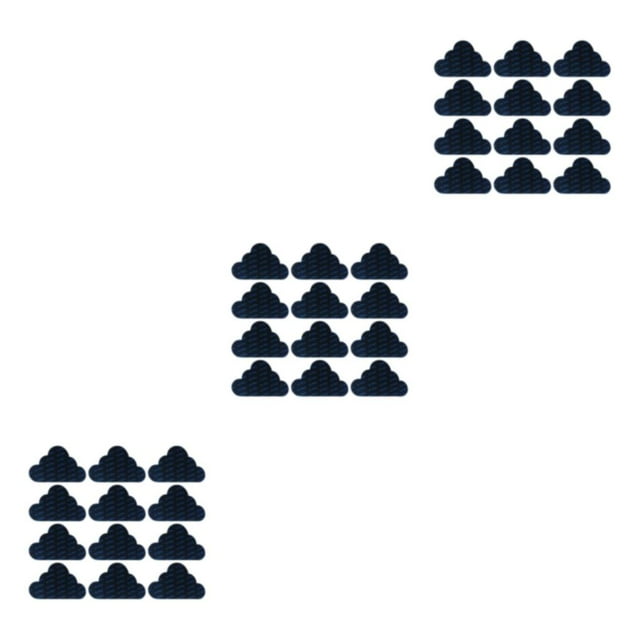 maskred 12piece Reusable Rug Grippers Any Room Durable And Easy To Clean Non-skid cloud 74*125*1mm 3Set