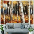 thumbnail image 4 of BCIIG Autumn Leaves Tapestry Wall Hanging Unique Style Graphic Tapestries Home Wall Decor Art for Living Room Bedroom Apartment Farmhouse Dorm 40x30inch, 4 of 6