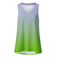 thumbnail image 6 of Luvrsol Tank Tops for Women Plus Size V-Neck Sleeveless Gradient Print Comfortable Tank Top, S-5XL, 6 of 7