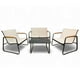 thumbnail image 1 of Juego de Sala de Jardin para Exteriores Textilene Madera beige Grande, 1 of 7