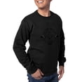 thumbnail image 4 of CafePress - I Love To Ride My Bike Sweatshirt (Dark) - Classic Crew Neck Sweatshirt, 4 of 5