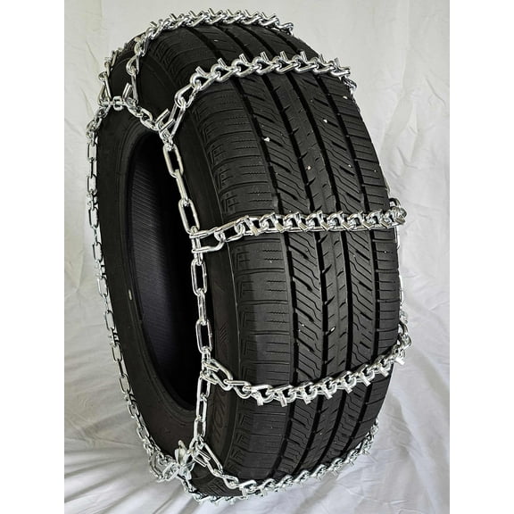 Grizzlar GSL-2821 Alloy V-Bar Tire Chains Ladder SUV 215/75-17.5 225/70-19.5