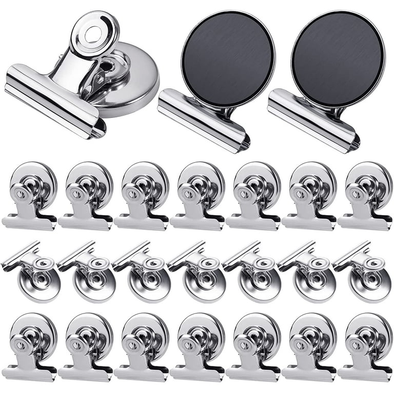  Papercode Magnetic Clips for Whiteboard & Fridge - 12 Pack  Scratch-Free Refrigerator Magnet Clips Heavy Duty for Organizing &  Decorating Kitchen or Office with Free Notepad : Office Products