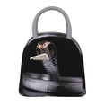 thumbnail image 1 of Easygdp Black Cobra Snake Bolsa de Almuerzo Insulada Grande, Forro de Aluminio, Diseño Espacioso, a Prueba de Fugas, Ideal para Trabajo, Picnics, Viajes y Actividades al Aire Libre, 1 of 6
