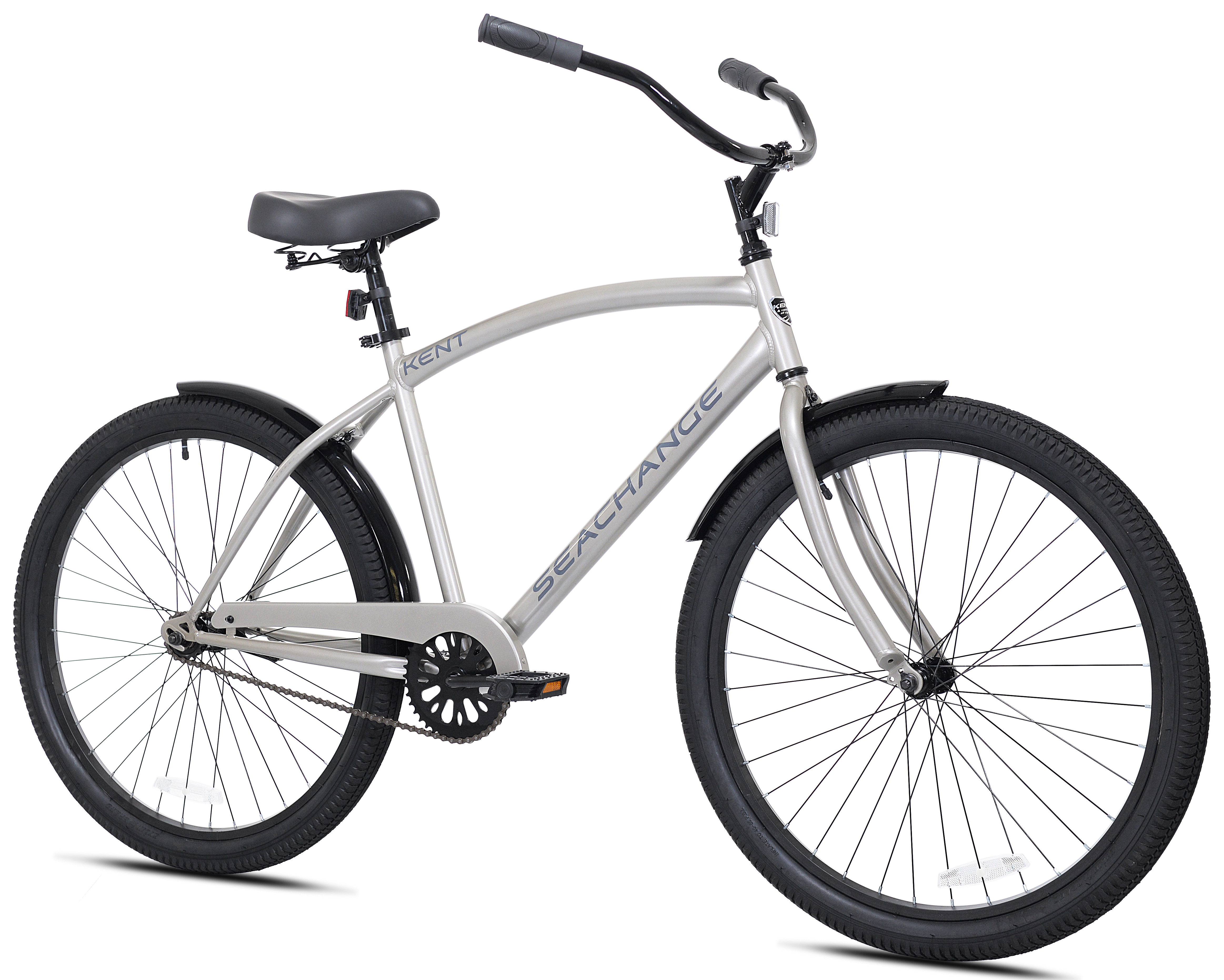 Kent Bicycles Sea Change Men's 26 in. Beach Cruiser Bicycle, Silver - image 2 of 10