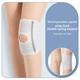 thumbnail image 2 of Sidaley soporte de rodilla protector de articulaciones profesional banda fija ajustable baloncesto montañismo voleibol blanco / pie derecho / Type3 NO3, 2 of 6
