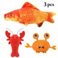 thumbnail image 2 of 3PCS Food Squeaky Toy Creative Plush Dog Chew Toy Pet Squeaky Toy for Cat, 2 of 10