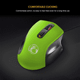 thumbnail image 3 of Wireless Mouse, 2.4GHz Optical Mouse Energy Saving and Ergonomic Design, + USB Receiver Gaming Mouse for Laptop, PC, Computer, Notebook. Precise cursor control and scrolling black, 3 of 3