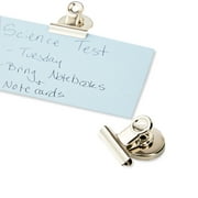 Pen + Gear 30mm Refrigerator Magnet Hook Clips for Photo Displays, Silver Color,4 Counts,73.9g