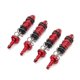 thumbnail image 1 of Amortiguador de metal 4 Piezas Para SCY 16101 16102 16103 1/16 RC Car yuxing rojo, 1 of 5
