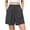Dark Gray, variant on Work Shorts for Women Rolled Hem Business Casual Shorts with Pockets Summer Pleated Office Clothes