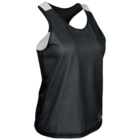 Champro Womens Middie Lacrosse Pinnie Black White Xlarge