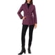 thumbnail image 2 of Abrigos Trench Chic Inspire con Cinturón para Mujer, Chaqueta de Invierno con Cuello Chal, Abrigo de Línea A, Pea, de Un Solo Botón, L Púrpura, 2 of 6