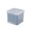 Navy_Base#3069, variant on Ginger and Garlic Multi-Compartment Storage Box with Drain Filter, Fresh-Keeping Refrigerator Prep Box, Freezer and Dishwasher , 6-Section Bento Style Organizer, 9x9x8cm