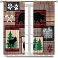 thumbnail image 4 of Spicy Curtains for Kitchen,Vegetable Fruit Country Style Curtains for Bedroom Farmhouse Decor,Cooking Theme Farm Drape 2 Panel Sets,52x84 Inch, 4 of 5
