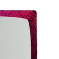thumbnail image 2 of Ambesonne Geometric Fitted Sheet, Damask Vintage Design, Full Size, Hot Pink Fuchsia, 2 of 2