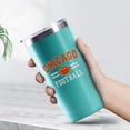 thumbnail image 2 of Chicago Cup with Lids and Straws Insulated Stainless Steel Tumbler Travel Coffee Mug Football Gifts 20 Oz, 2 of 6