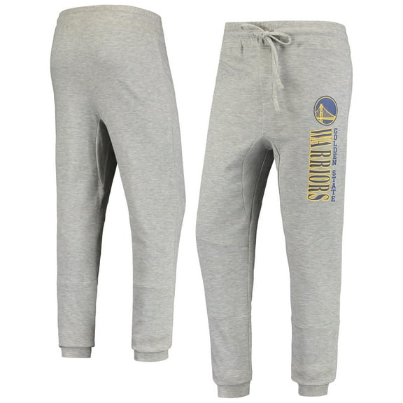 Men's Heathered Gray Golden State Warriors Curb Cuffed Tri-Blend Pants
