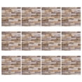 thumbnail image 1 of Tableros de piso para casas de muñecas de 4 x 4 pulgadas, papel tapiz y piso gris rectángulo para casas de muñecas, 12 piezas, 1 of 5