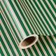 thumbnail image 2 of Papel de regalo WRAPAHOLIC 43x1005 cm con rayas rojas y verdes, 2 of 7