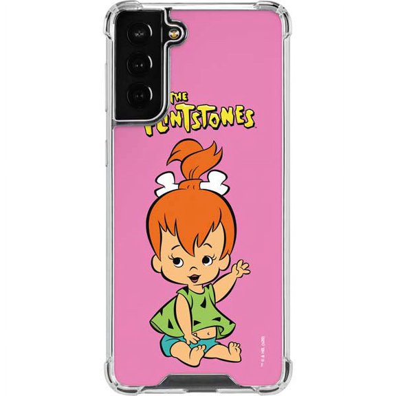 Skinit Cartoons Pebbles Flintstone Galaxy S22 Plus Clear Case