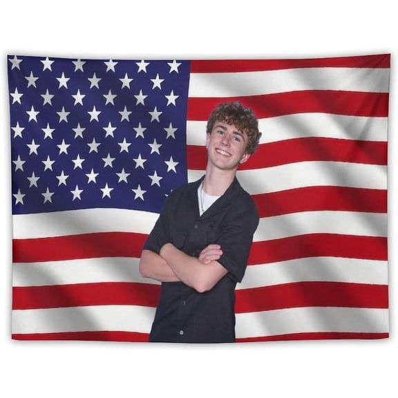 Famous Wal-ker Scobell Movie Star Tapestry Flag Cover Tapestry Poster Decoration Suitable for Bedroom Living Room Backdrop 30""x40"", style