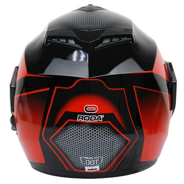 CASCO RODA REVENGE NEGRO ROJO ROCKET ABATIBLE rojo G RODA CASCO REVENGE Walmart en linea