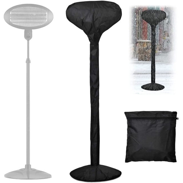 Cubierta del calentador de patio (180x52cm), cubierta del calentador de patio Oxford impermeable 210d, cubierta del calentador de patio de gas al aire libre a prueba de polvo / viento ZefeiWu 8390613044433