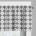 thumbnail image 3 of Ambesonne Vintage Valance Pack of 2, Scandinavian Celtic, 42"X18", Grey White, 3 of 5