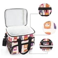 thumbnail image 6 of FORMRS Insulated Cooler Bag 24 Cans Capacity Soft Leakproof Lunch Box with Side Pockets, Jam Jars, 6 of 7