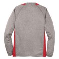 thumbnail image 6 of Yellow Rooster Men's Long Sleeve Heather Colorblock Contender T-Shirt Vintage H./True Red L, 6 of 6