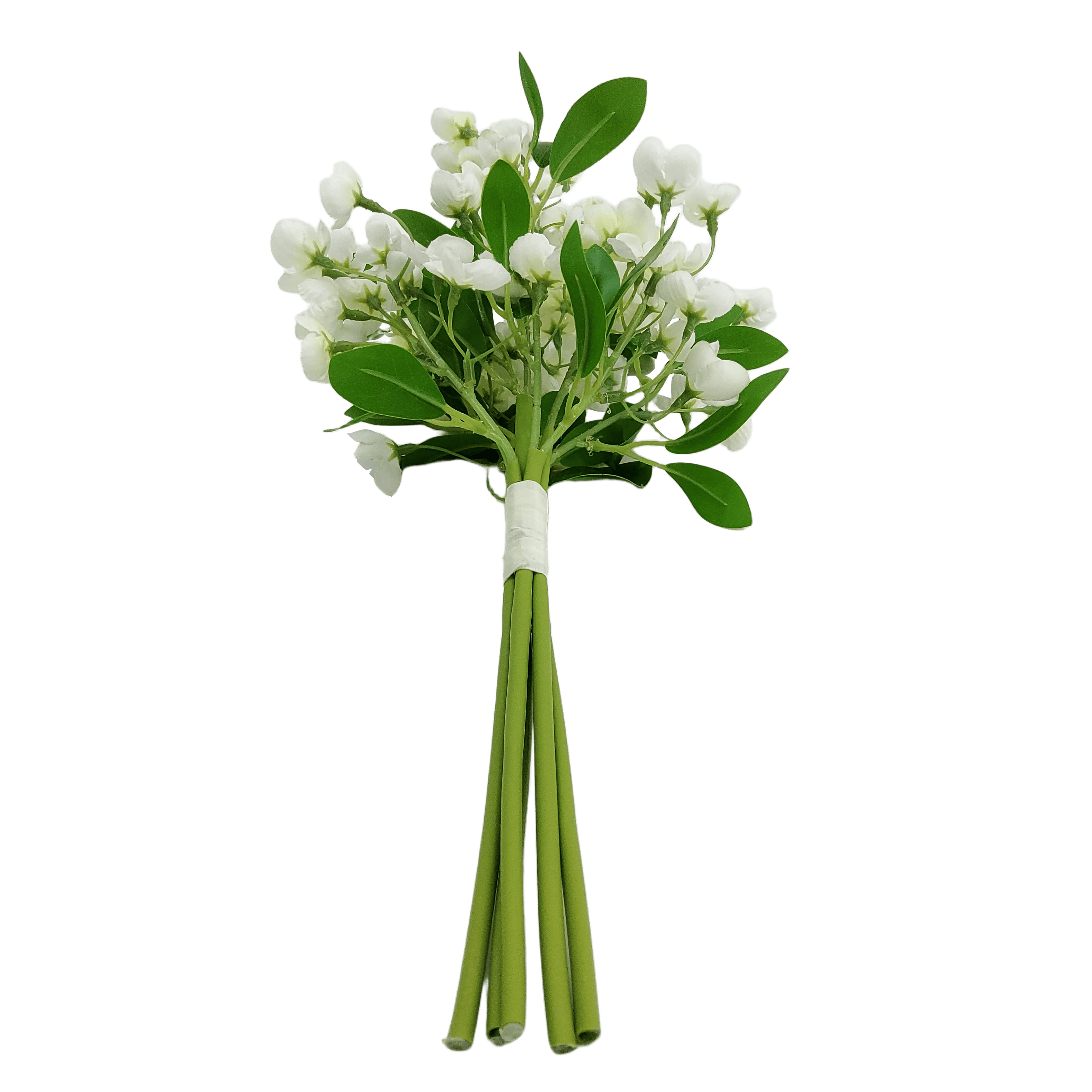 Mainstays 17in Indoor Artificial Wildflower Bundle, White Color