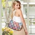 thumbnail image 5 of FORMRS Womens Shoulder Bag with Chain Strap Clutch Purse Cute Tote Handbag, Pink Shimmering Pattern, 5 of 7