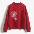 thumbnail image 2 of Casual Sweatshirt for Women Long Sleeve Crewneck Fall Clothes Fashion Trendy Outfits Oversized Comfy Pullover Winter Basic, 2 of 4