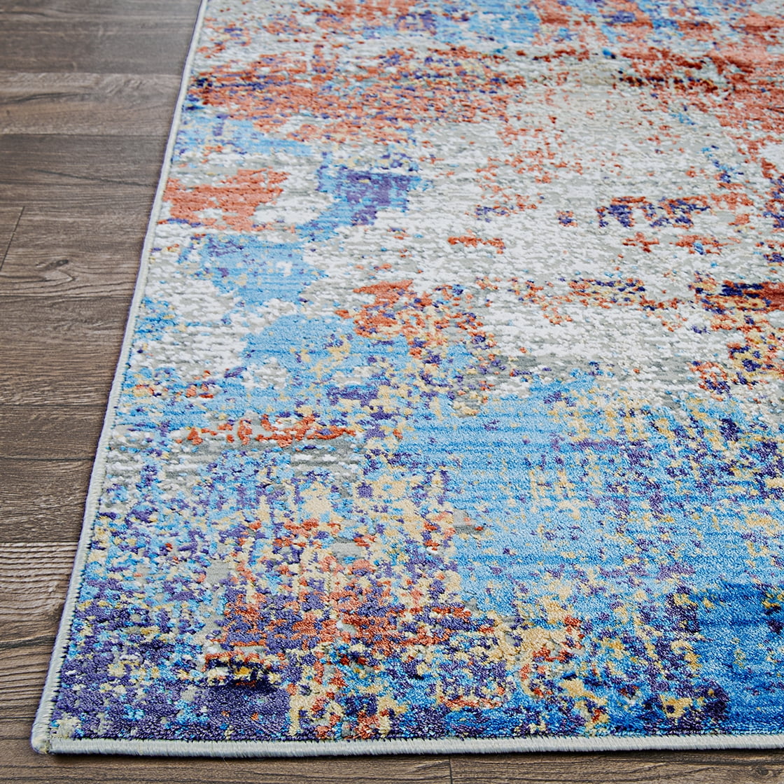 Couristan Vibrata Divergence Multi-Pastels Area Rug