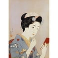thumbnail image 2 of Goyo, Hashiguichi 18x24 Black Modern Framed Museum Art Print Titled - A Maiko Applying Rouge To Her Lips, 2 of 4