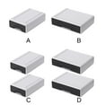 thumbnail image 4 of Advancent Caja de almacenamiento duradera de plástico con cajones - Caja de almacenamiento de oficina apilable ordenada y organizada blanca L 1 Type2 NO2, 4 of 6