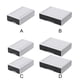 thumbnail image 4 of Advancent Caja de almacenamiento duradera de plástico con cajones - Caja de almacenamiento de oficina apilable ordenada y organizada blanca L 1 Type2 NO2, 4 of 6