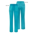 thumbnail image 4 of Adar Pro Sarraus pour Femmes - Pantalon de Sarrau Yoga à Jambe Étroite - P4100T - Étain - 3X, 4 of 7