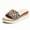 Multicolour, variant on Rokment Women's Multicolor Woven Platform Wedge Slides Sandals Boho Beach Casual Open Toe Espadrilles Chunky High Heels Dress Slip on for Summer 2026 Multicolour Size 6