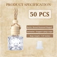 thumbnail image 3 of Ambientador BBTO para coche, botella de perfume colgante de cristal, 50 unidades, 3 of 6