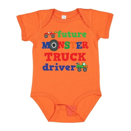 

Inktastic Monster Truck Future Driver Gift Baby Boy Bodysuit