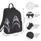 thumbnail image 2 of Fotbe Black And White Shark Mochila Ligera para Hombres y Mujeres - Duradera y Resistente al Agua, Ideal para Escuela, Trabajo, Viajes y Uso Diario, 2 of 7